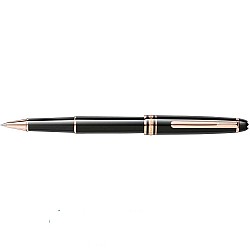 Luxury MB Meisterstuck Series Black Silver Clip 0.7mm Rollerball Pen NO BOX