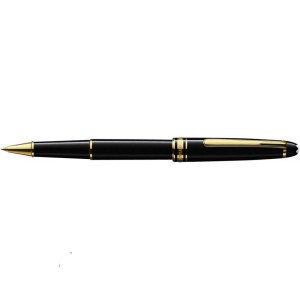 Luxury MB 163 Rollerball Pen Classic Design Gold Black Red Color 