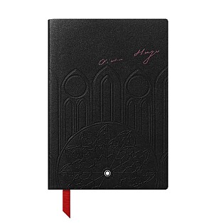 Montblanc Fine Stationery Writers Edition 2020 Homage to Victor Hugo #146 Black Medium Notebook