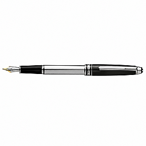 Montblanc Meisterstück Solitaire Doué Hematite Stainless Steel Classique Fountain pen