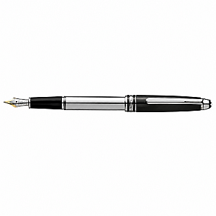 Montblanc Meisterstück Solitaire Doué Hematite Stainless Steel Classique Fountain pen