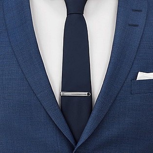 Montblanc Sartorial Facetted Onyx Stainless Steel Tie Bar