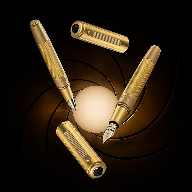 Montegrappa 007 Goldfinger Issue Open Edition Caneta-tinteiro