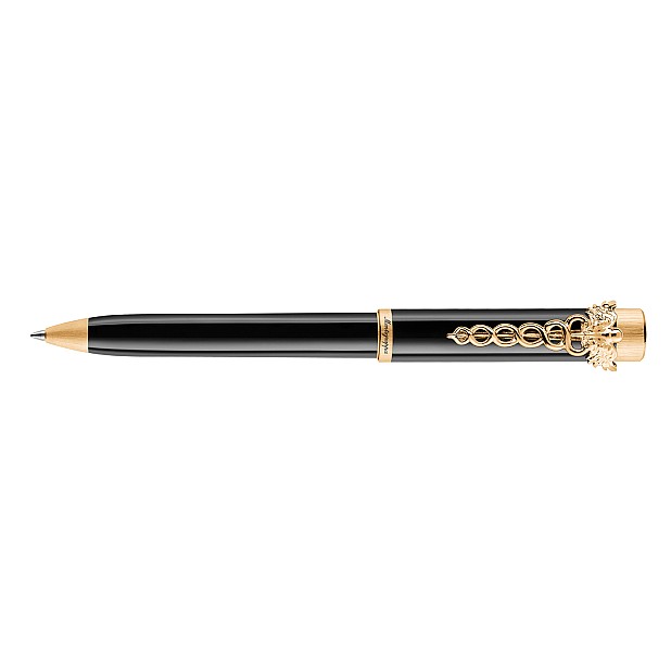 Montegrappa Zero Caduceus Yellow Gold Ballpoint