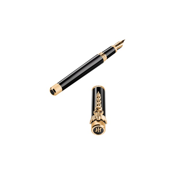 Montegrappa Zero Caduceus Yellow Gold Stylo plume