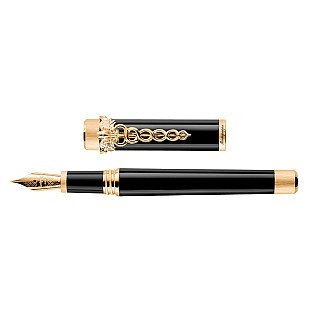Montegrappa Zero Caduceus Yellow Gold Fountain pen
