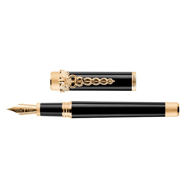 Montegrappa Zero Caduceus Yellow Gold Stylo plume