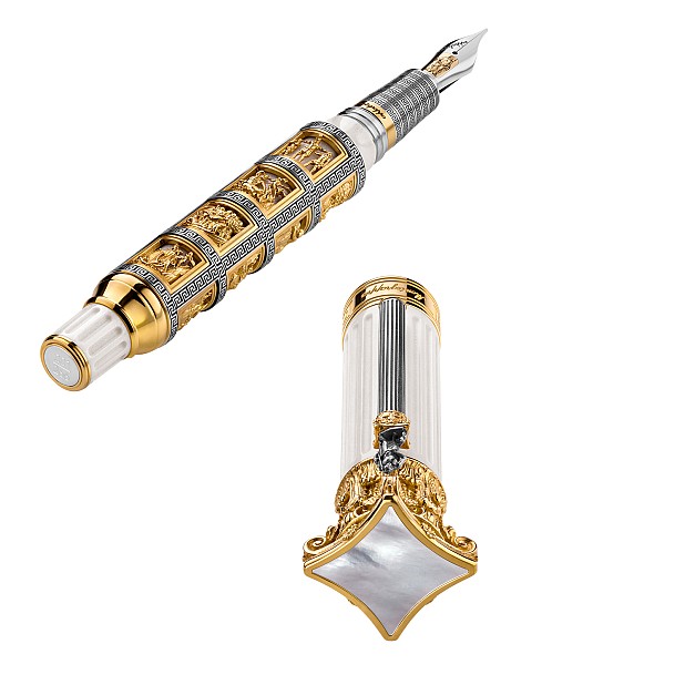 Montegrappa Greek Mythology Odyssey Chapter I Limited Edition Caneta de Tinta Permanente