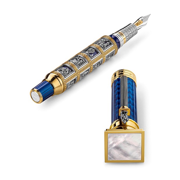 Montegrappa Greek Mythology Odyssey Chapter II Limited Edition Caneta de Tinta Permanente