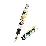 Montegrappa Harry Potter Hogwarts Limited Edition Sterling Silver Fountain Pen
