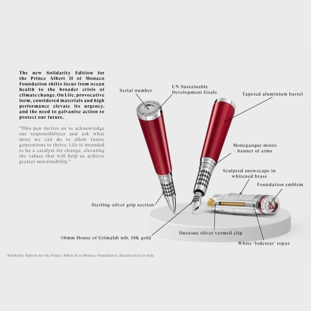 Montegrappa Prince Albert II of Monaco Foundation: Life Roller