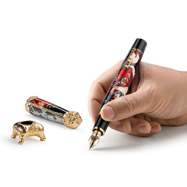Montegrappa Bijo-To-Yaju Caneta de Tinta Permanente