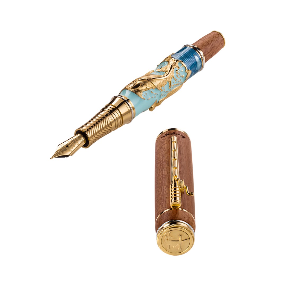 Montegrappa Hemingway The Old Man and the Sea Gold Fountain pen