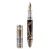 Montegrappa Plus Zohiko Kitcho Collection Snake Sterling Silver Fountain Pen