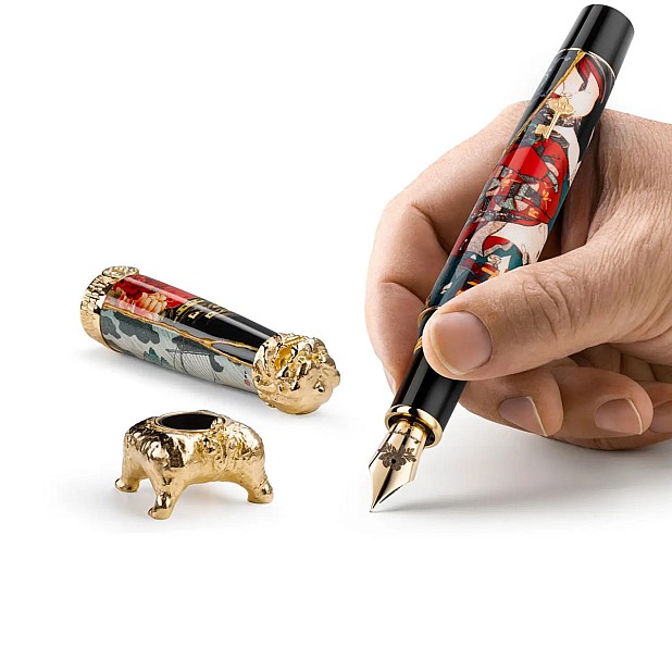 Montegrappa Bijo-To-Yaju by Tomita Kazuhiko LE Vulpen