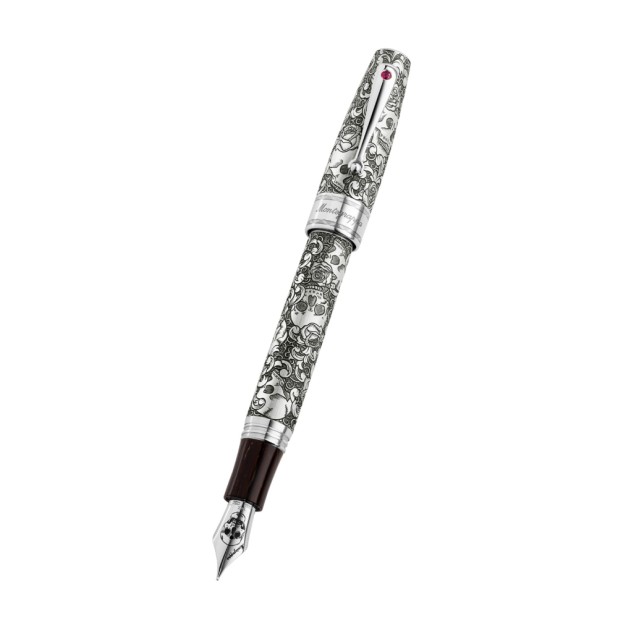 Montegrappa Skulls and Roses Stylo Plume