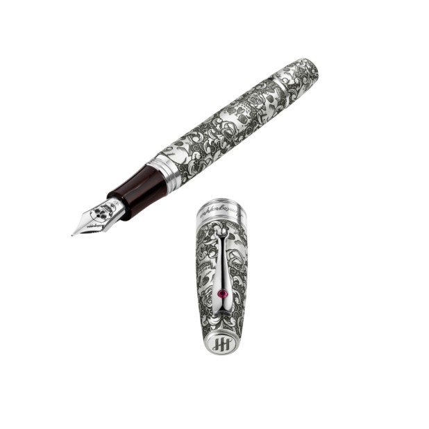 Montegrappa Skulls and Roses Stylo Plume