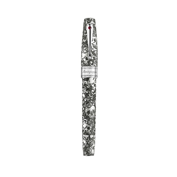 Montegrappa Skulls and Roses Rollerball