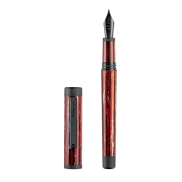 Montegrappa Zero Zodiac Scorpio Ultra Zwarte Vulpen