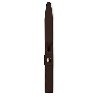 Montegrappa Pen Pouch Series Dark Brown GT Leather Pochette à Stylo (Unique)