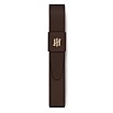 Montegrappa Pen Pouch Series Dark Brown GT Lederen Penetui (1-delig)