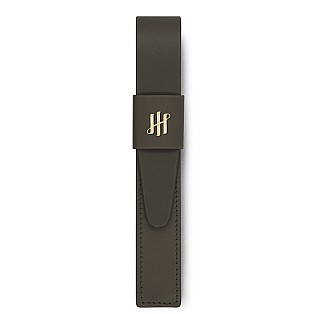 Montegrappa Pen Pouch Series Green GT Leather Pochette à Stylo (Unique)