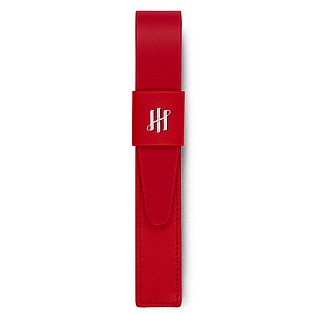 Montegrappa Pen Pouch Series Red ST Leather Pochette à Stylo (Unique)