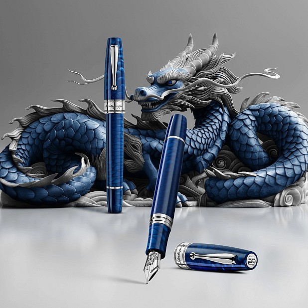 Montegrappa Regal Year Of The Dragon Laguna Blue LE Füllfederhalter
