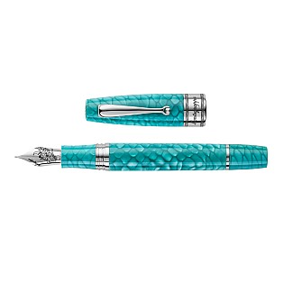 Montegrappa Regal Year Of The Dragon Laguna Blue LE Reservoarpenna