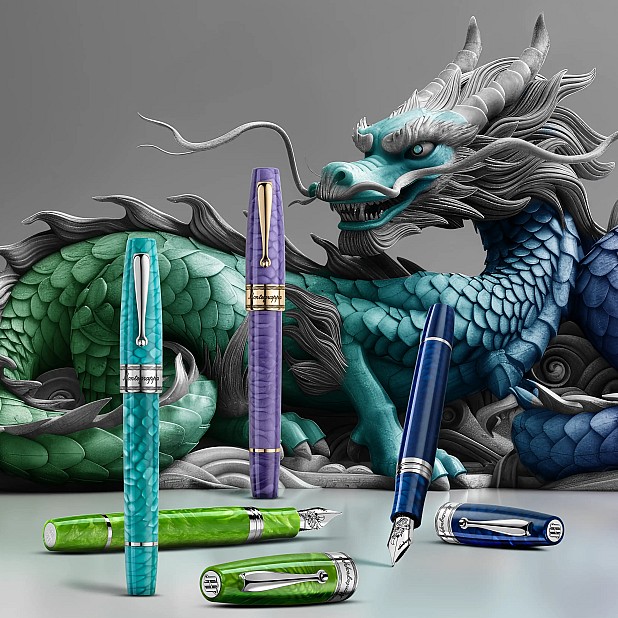 Montegrappa Regal Year Of The Dragon Laguna Blue LE Füllfederhalter