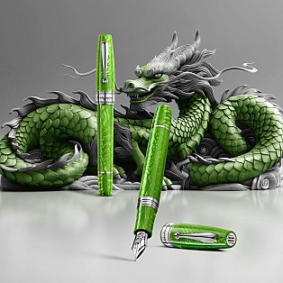 Montegrappa Regal Year Of The Dragon Mamba Green LE Reservoarpenna