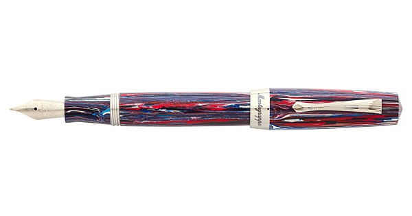 Montegrappa Elmo 02 CORTINA Füllfederhalter – Zeitloses Design, M-Stahlfeder, Inklusive Konverter Und Patronen.