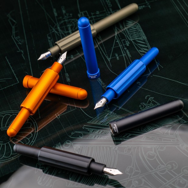 Monteverde Axis Matte Blue Stylo Plume