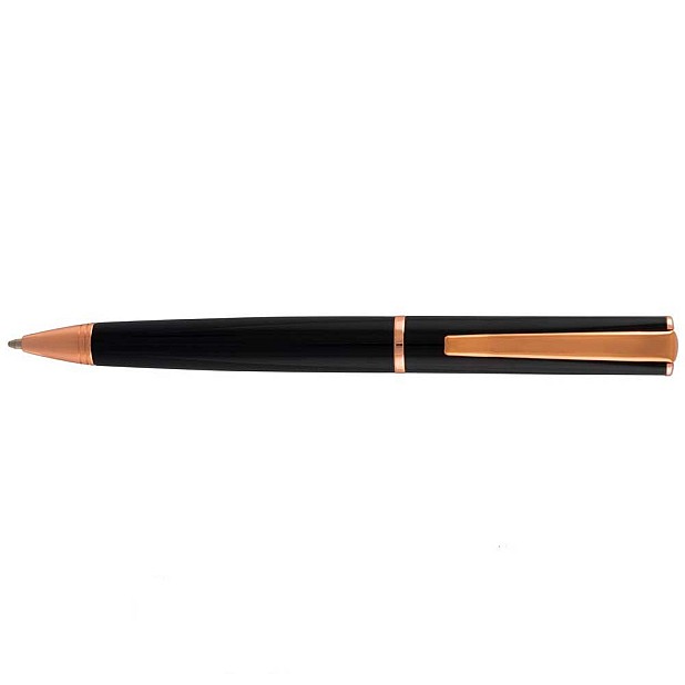 Monteverde - Monteverde Impressa Black Rose Gold Ballpoint