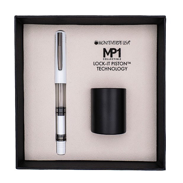 Monteverde MP1 White Lotus Limited Edition Caneta de Tinta Permanente