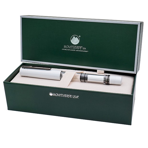 Monteverde MP1 White Lotus Limited Edition Caneta de Tinta Permanente