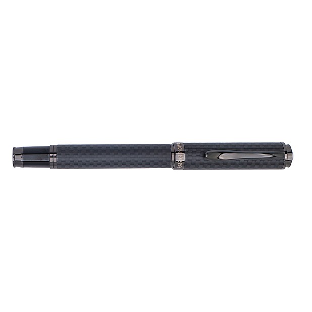 Monteverde Innova Matte Carbon Fiber Gunmetal Caneta de Tinta Permanente