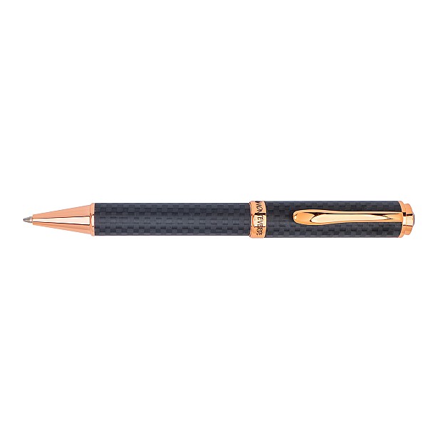 Monteverde Innova Matte Carbon Fiber Rose Gold Ballpoint