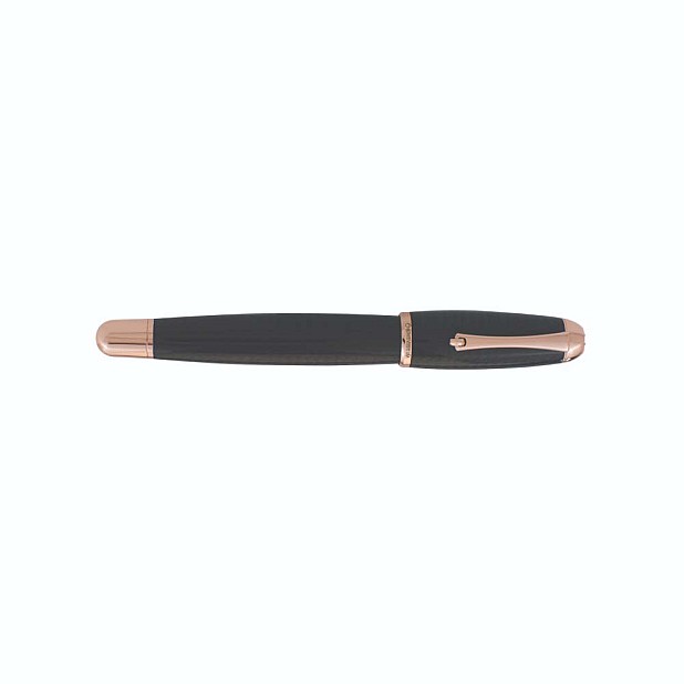 Monteverde Super Mega Carbon Fiber & Rose Gold Caneta de Tinta Permanente