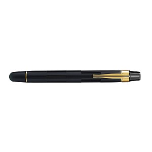 Nahvalur Eclipse Black Gold Rétractable Stylo Plume