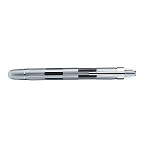 Nahvalur Eclipse Pure Silver Rétractable Stylo Plume