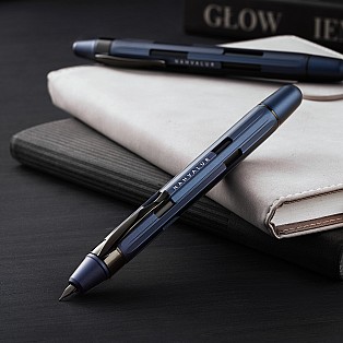 Nahvalur Eclipse Cobalt Black Retractable Fountain Pen