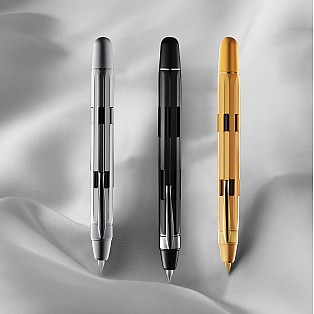 Nahvalur Eclipse Electrum Retrátil Caneta de tinta