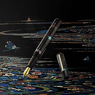 Ikkaku by Nahvalur Urushi Dragonyfly Fountain pen