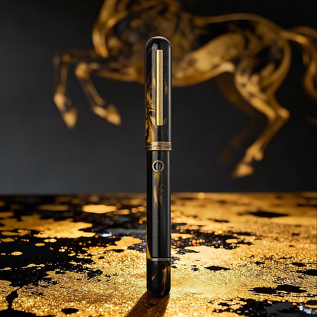 Nahvalur Nautilus Pen Of The Year Zodiac Horse 2026 LE GT Caneta de tinta