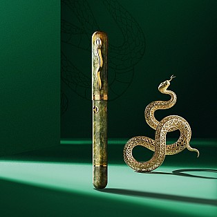 Nahvalur Nautilus Pen Of The Year Zodiac Snake 2025 LE GT Caneta de tinta