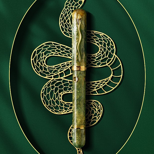 Nahvalur Nautilus Pen Of The Year Zodiac Snake 2025 LE GT Füllfederhalter