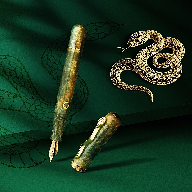 Nahvalur Nautilus Pen Of The Year Zodiac Snake 2025 LE GT Füllfederhalter