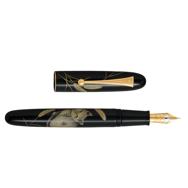 Namiki Yukari Royale Chinkin Cat Caneta de Tinta Permanente