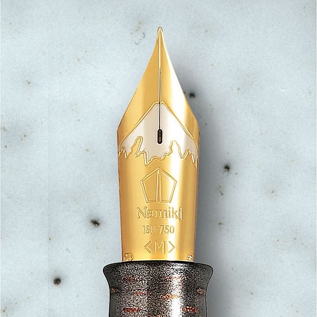 Namiki Emperor Rakucho Birds and Cherry Blossom Caneta de Tinta Permanente